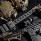 Lehký střelecký opasek BISON s Molle vazbou - šedý
