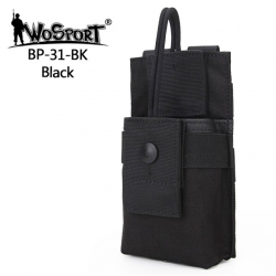 WST MOLLE Walkie-Talkie / PMR Radio Pouch – Black