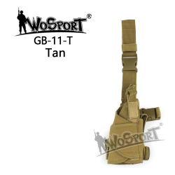 Tactical leg holster Tornado, black