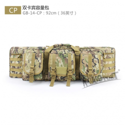 WoSporT Double Rifle Transport Case 92 × 28 × 10 cm – Multicam