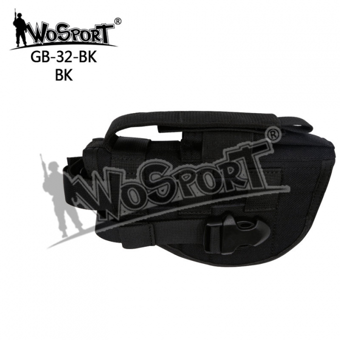 WST Univerzální MOLLE pouzdro pistolové, černé