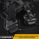 Taktický headset Gen 5 + montáž helmu FAST, černý