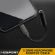 12cm prodlužovací kabel USB-C na 3,5mm JACK