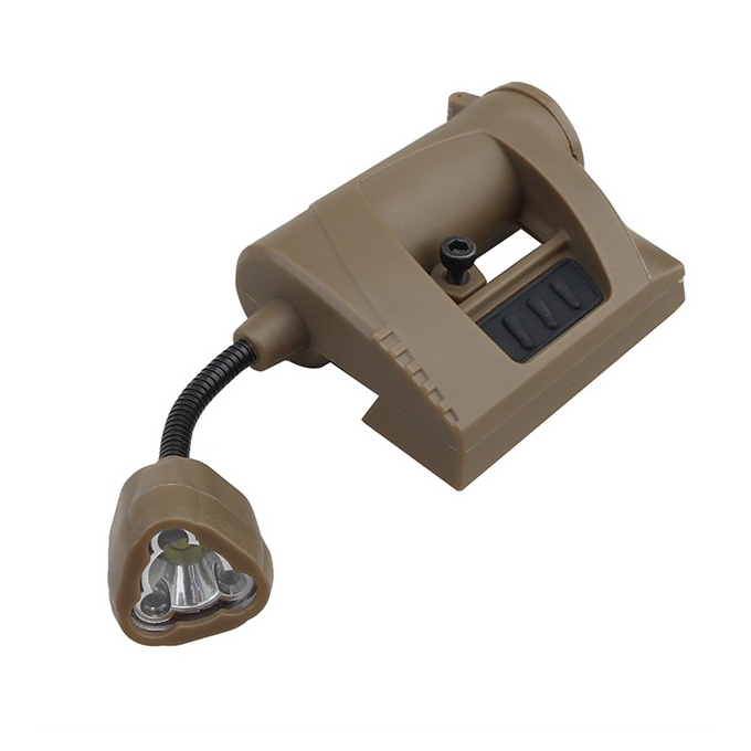 WST MPLS CHARGE 3.0 Helmet Flashlight – Tan