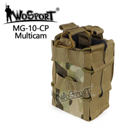 WST MOLLE DOUBLE BAG Pouch for 2 Rifle Magazines – MC