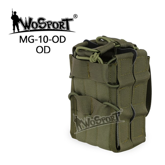 WST MOLLE sumka DOUBLE BAG na 2 puškové zásobníky – Zelená