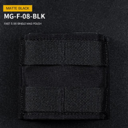 FAST type Single MOLLE sumka na 5.56 zásobníky M4/M16 - černá