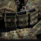 FAST type Triple MOLLE sumka na 5.56 zásobníky M4/M16, střední - MC