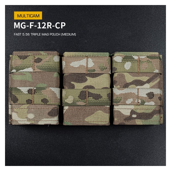 FAST Type Triple 5.56 Magazine Pouch  (Medium) - MC