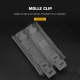 FAST type Single MOLLE sumka na 5.56 zásobníky M4/M16, dlouhá - šedá