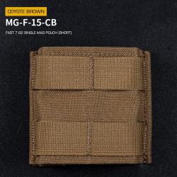 FAST type Single MOLLE sumka na 7.62 zásobníky, krátká - coyote