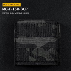 FAST type Single MOLLE sumka na 7.62 zásobníky, krátká - MC Black