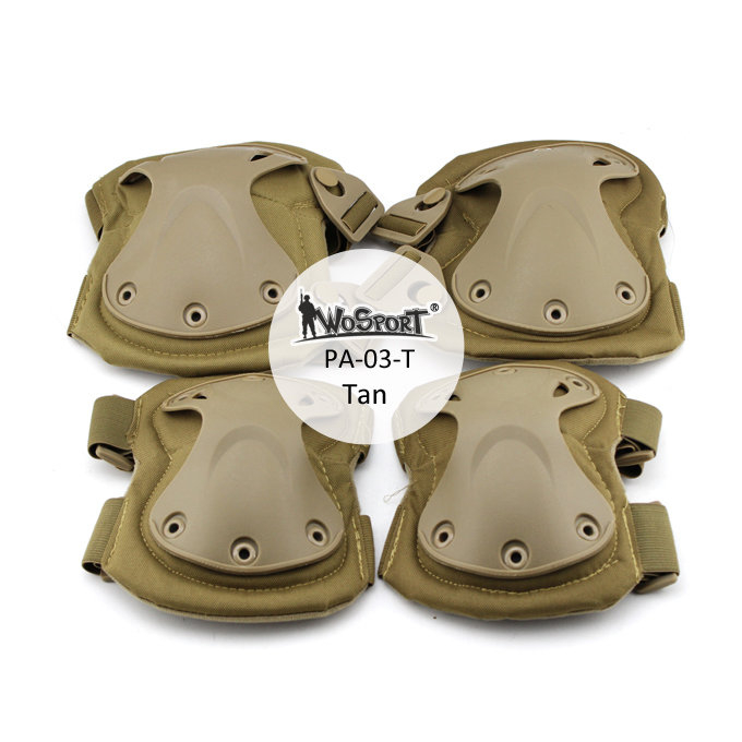 King Kong Rychloodepínací chrániče kolen a loktů - coyote