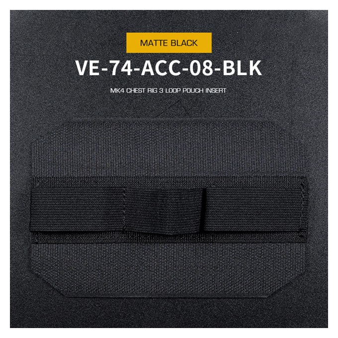 MK4 Chest Rig 40mm grenades Insert - Black