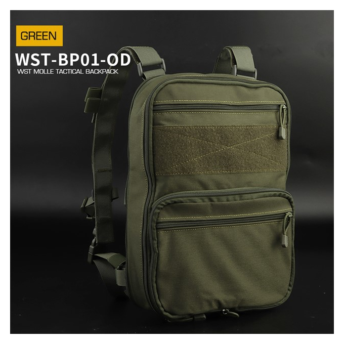WST Batoh Tactical Flat Pack - zelený