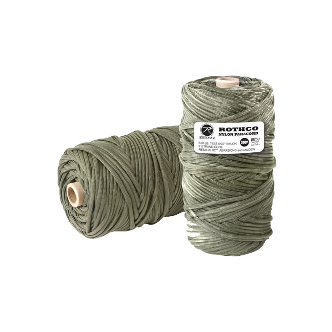 Parašňůra - paracord 100cm, olivová