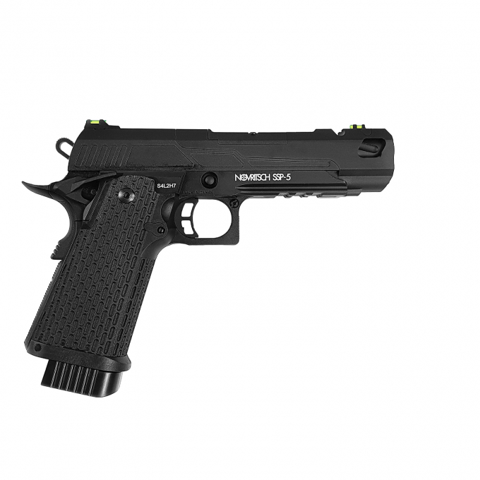 Novritsch plynová pištoľ SSP5 5.1" GBB - Čierna