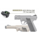 Action Army MIM Fiber-Optic Metal Rear Sight for AAP-01 - Black