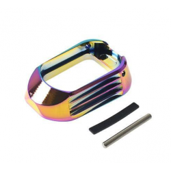 CowCow CNC Aluminum Match Grade T01 Magwell for Marui Hi-Capa Series - Rainbow