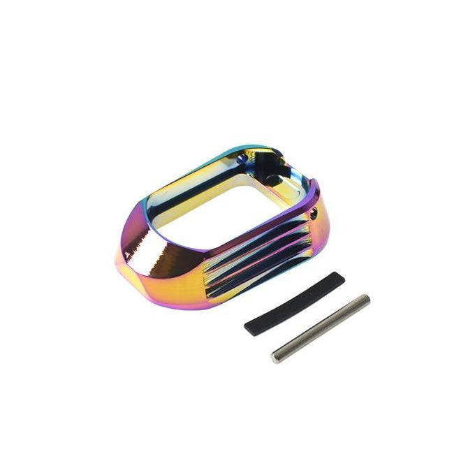 CowCow CNC Aluminum Match Grade T01 Magwell for Marui Hi-Capa Series - Rainbow