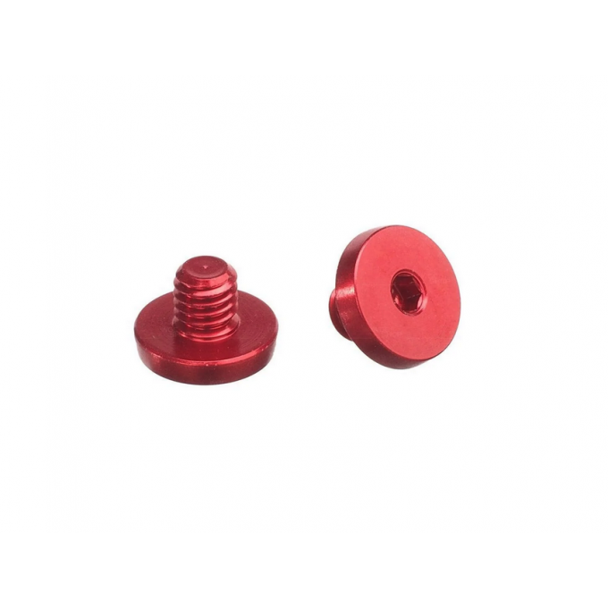 AIP 7075 Aluminum Type 5 Grip Screws - for Marui Hi-Capa GBB Airsoft - Red