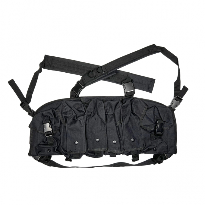 WST Bandalír/Chest Rig KINGRIN pro AK - Černý