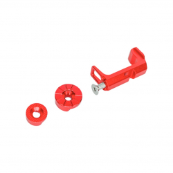 CTM FUKU-2 CNC extended Mag Release for AAP01 - Red