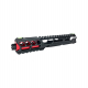 CTM FUKU-2 CNC UPPER SET for AAP01 Black / Red - Long Cutout version