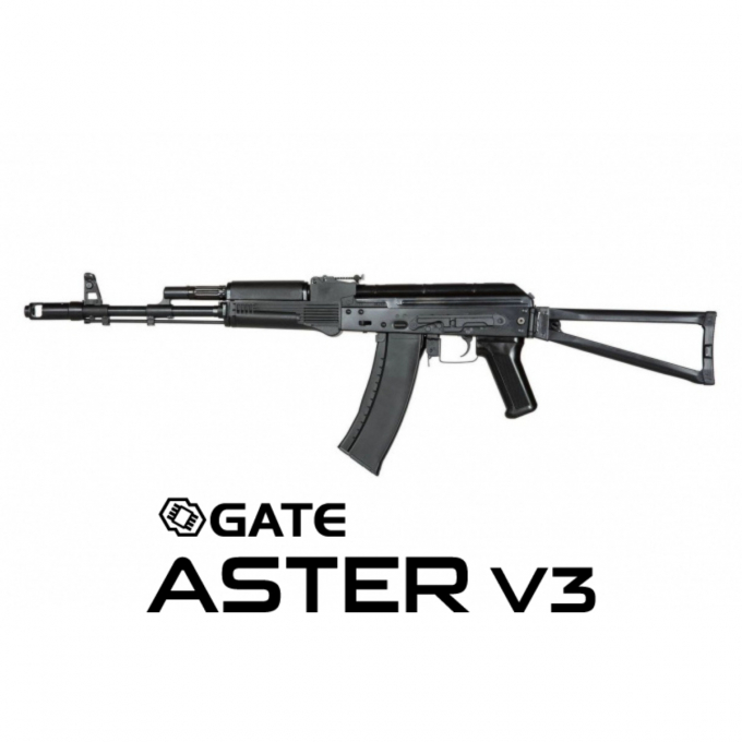 E&L AK-74S Essential GATE ASTER SE V3 - Čierna