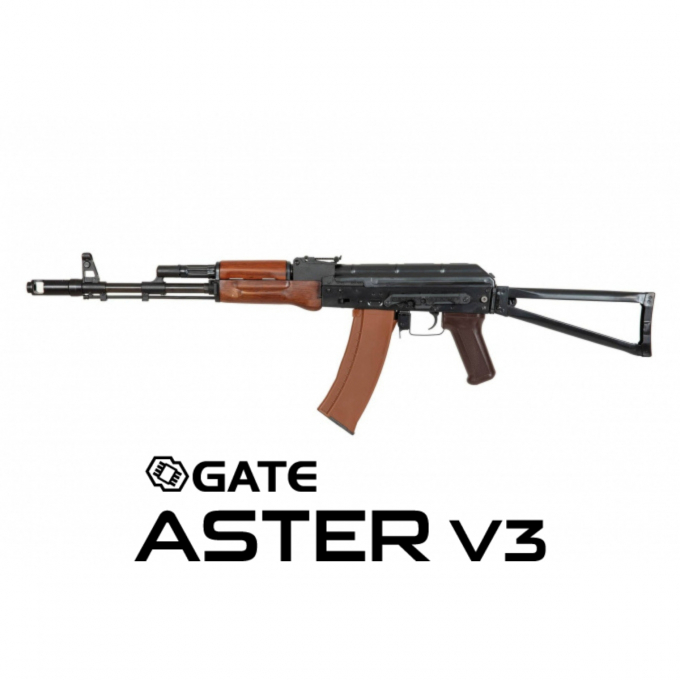 E&L AKS-74N Essential GATE ASTER SE V3 - Black / Wood