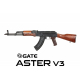 E&L AKM Essential GATE ASTER SE V3 - Černá / dřevo