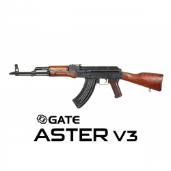 E&L AKM Essential GATE ASTER SE V3 - Černá / dřevo