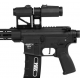 Novritsch vysoká Flip-Up montáž pre 30mm magnifier - Čierna