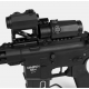 Novritsch vysoká Flip-Up montáž pro 30mm magnifier - Černá