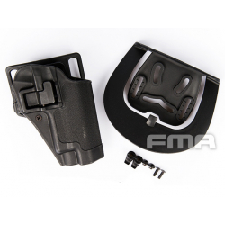 Opaskové plastové pouzdro - holster pro SIG P226/228, černé
