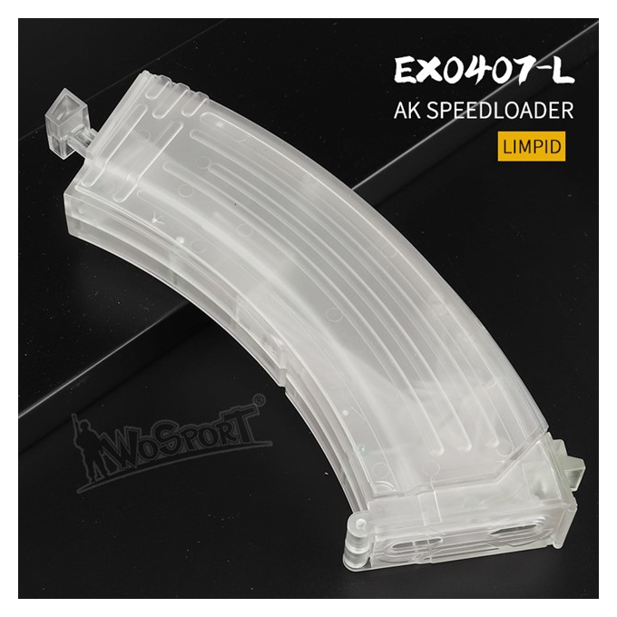 Speedloader  type AK, 1000bb - Transparent clear
