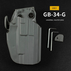 WST univerzálne púzdro GB-34 pre Compact pištole, pre pravákov - Sivá