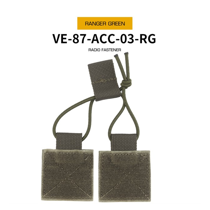 Gumička se suchým zipem na zajištění obsahu sumky - Ranger Green