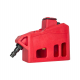 HPA Adaptér pro AAP-01/Glock na zásobníky M4 - červený/zlatý