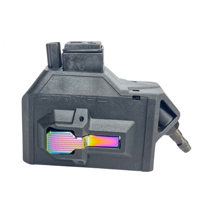 CTM HPA Hi-Capa adaptér na zásobníky AEG M4 - Čierna / Electroplated Chameleon