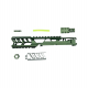 CTM FUKU-2 CNC Horní set těla pro AAP01 (Long Cutout) - Zeleno/Stříbrný