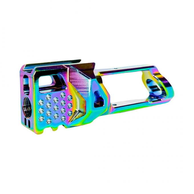 FUKU-2 CNC UPPER Compensator - Electroplated Chameleon