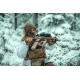 Winter camouflage waterproof coverall - set