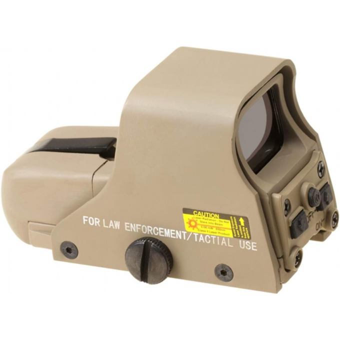 AIM-O Kolimátor 551 červený/zelený bod, (kopie EOTECH) - pískový