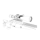 Kit for mounting red dot on X-ACCU 34mm mount