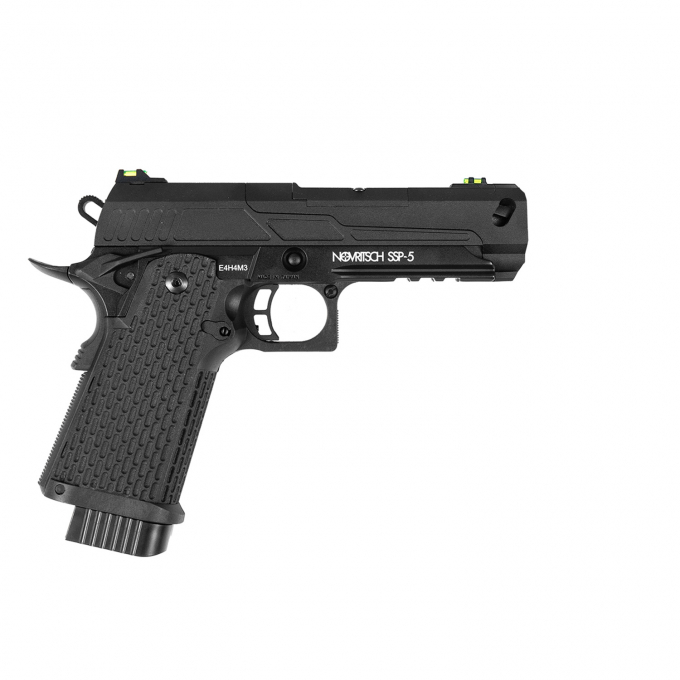 Novritsch plynová pištoľ SSP5 4.3" GBB - Čierna