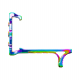 CTM FUKU-2 Reaper Charging Handle for AAP-01 - Electroplated Chameleon
