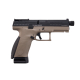 ASG CZ P-10C OR-OT CO2 Blowback, metal slide - Dual-Tone