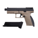 ASG CZ P-10C OR-OT CO2 Blowback, metal slide - Dual-Tone