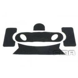 Suchý zip/velcro PJ typ pro helmu - černý